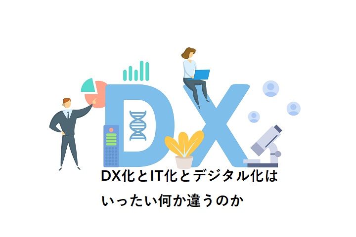 DX化とIT化とデジタル化はいったい何か違うのか