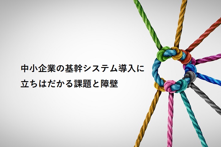中小企業の基幹システム導入に立ちはだかる課題と障壁