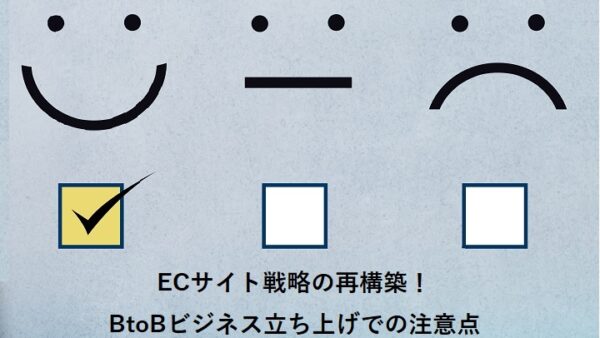 ECサイト戦略の再構築！BtoBビジネス立ち上げでの注意点